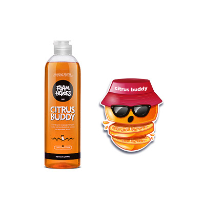 Foam Heroes Citrus Buddy шампунь на основе цитрусовых для предварительной мойки, 500мл